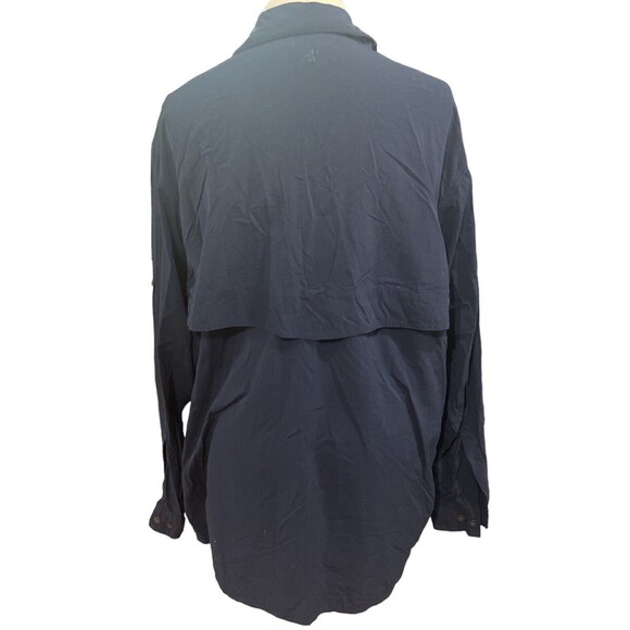 Eastern Mountain Sports Shirt Men’s‎ Dark Blue Vented Fishing Shirt Size XL EUC - Picture 2 of 5